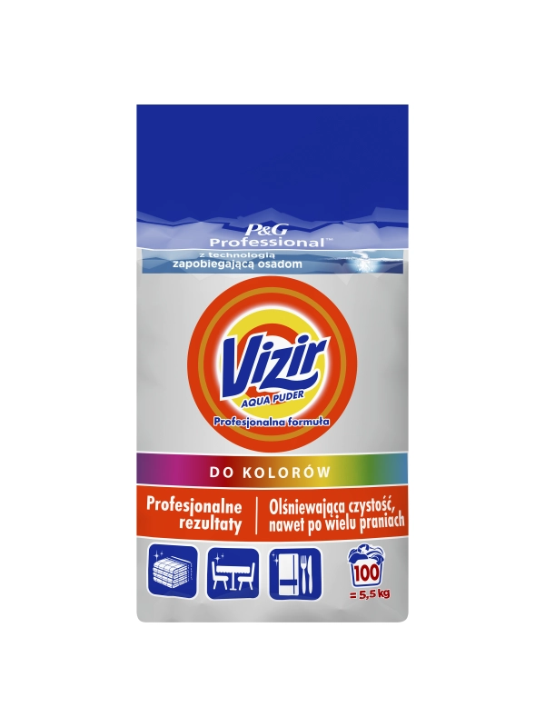 Vizir Professional Color Proszek do prania kolorów 5,5 kg = 100 prań